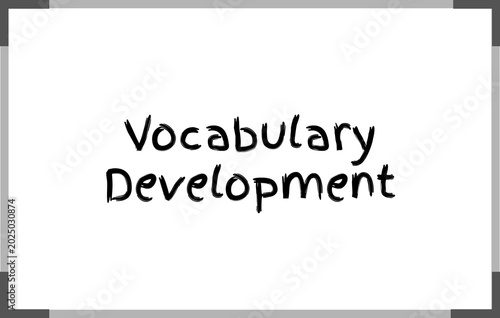 Εκτύπωση καμβά Vocabulary Development
