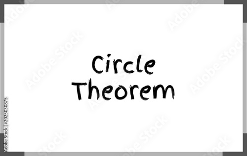 Fotografía Circle Theorem