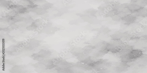 Cuadro en lienzo White fluffy clouds and smoke drift across the beautiful white summer sky, creat