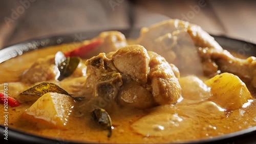 Delicious Chicken Curry with Potatoes and Spices 1.