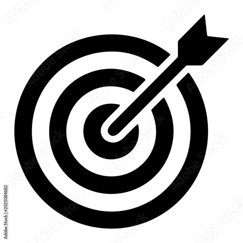 target with arrow vector illustration