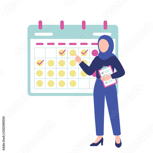 business woman holding a clipboard with graph