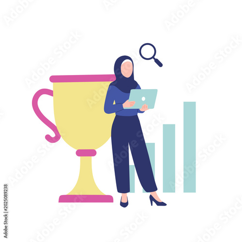 Women Business With Laprtop