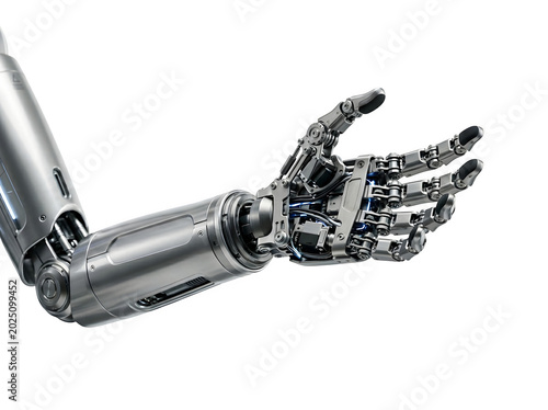 Robotic arm and hand detailed mechanical design