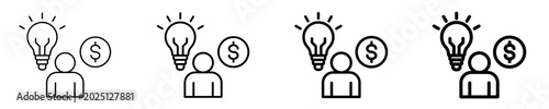 Innovative Idea   Icon Set Different Style Collection