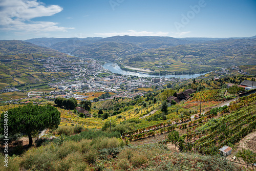 view of the douro valley in portugal
