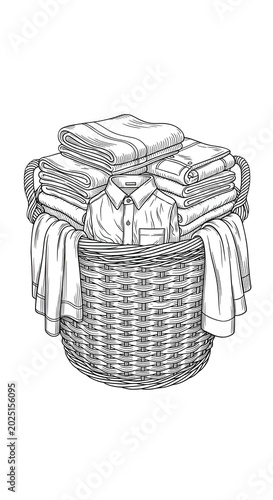 Isolated Stacked Clothing I...