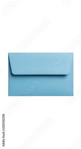 Light Blue Envelope Isolate...