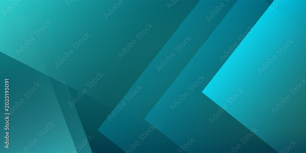 Obraz premium Abstract dark green geometric shape background. Dynamic shapes composition. Fit for presentation design. wallpapers eps10