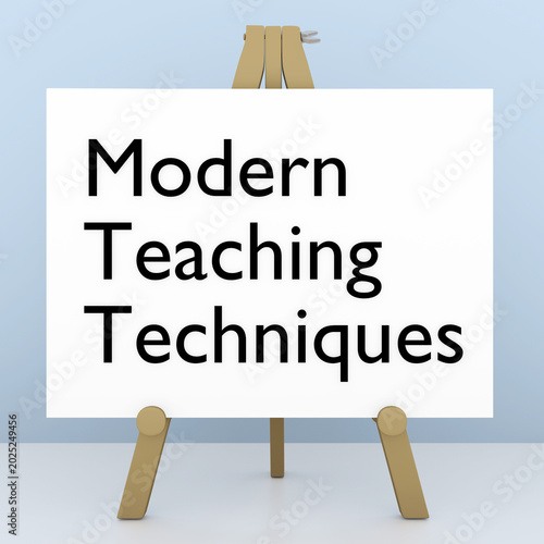 Modern Teaching Techniques Concept