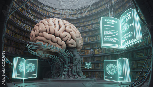 A digital illustration of a colossal brain integrated into a sprawling futuristic city network, symbolizing artificial intelligence, smart city infrastructure, and advanced global technology.