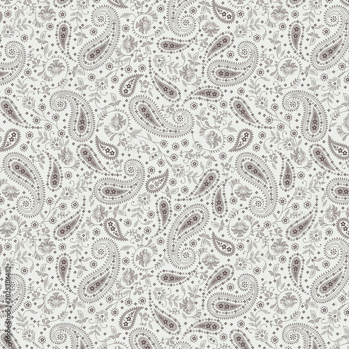 Vintage Floral and Textured Seamless Pattern Collection in Muted Pastel Tones