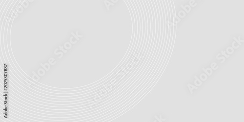 Konstfotografi Minimalist white abstract background with line ornament