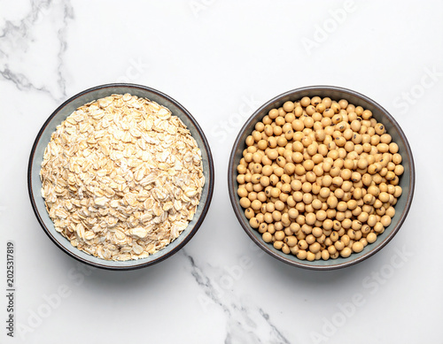 Soybeans and rolled oats