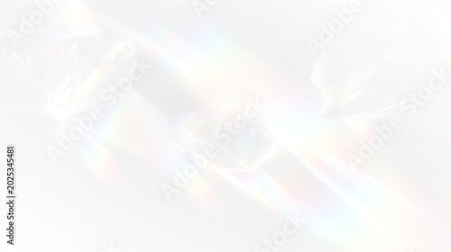 Bild auf Leinwand Beam rainbow crystal prism sparkle light transparent optical refraction with holographic overlay glowing futuristic abstract texture design