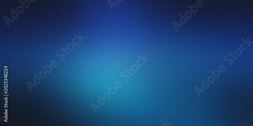 Abstract gradient background with blue grainy effect. Blurred texture with di...