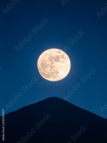 moon over the sea