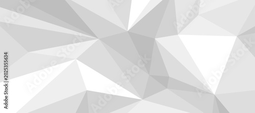 Photos Crystal structure vector abstract low poly background, 3D polygonal surface, dimensional minimal structure origami look like, light monochrome fractal abstraction