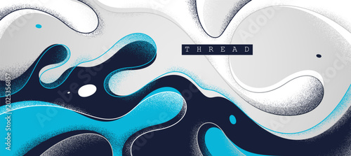Bilde på lerret Lava in dynamic motion vector abstract background, expressive illustration of curvy fluid like lines and textures wallpaper art, creative graphics