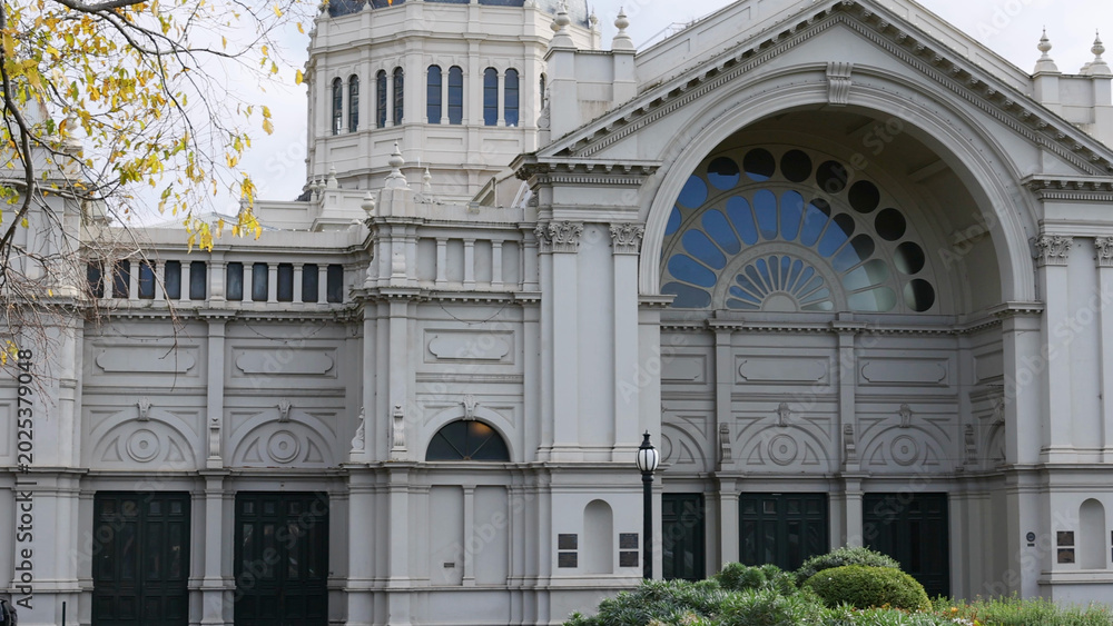 Fototapeta premium Architectural Detail of the Royal Exhibition Building in Melbourne Australia