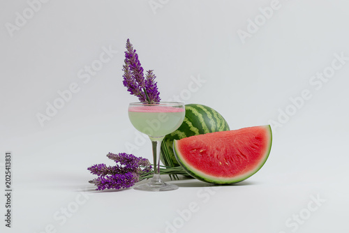 fresh  drink fruit and water melon