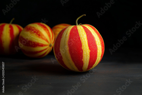 red and yellow watermelon