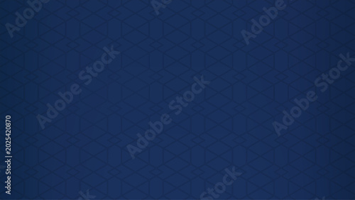 Bild auf Leinwand Abstract geometric pattern on a deep dark blue background, creating a calming and sophisticated design