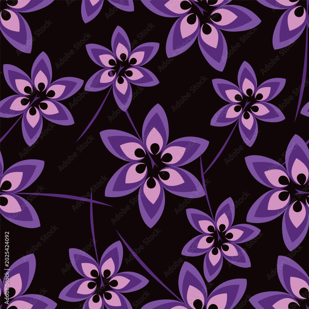 Fototapeta premium seamless floral pattern