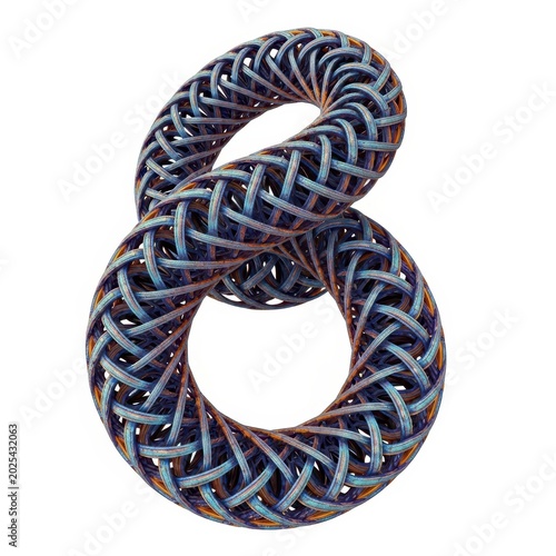 A complex, interwoven path structure that forms a continuous circuit, illustrating the concept of non-stop repetition and flow, perpetual, circular, endless