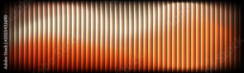 Photos Orange glass gradient with soft vertical ripples