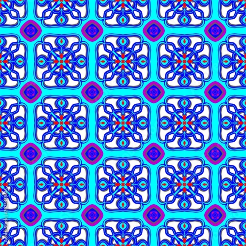 Seamless pattern and Local textile pattern