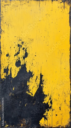 Industrial Yellow Background Texture Distressed Gritty Surface Design