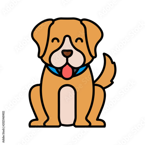  Cartoon Dog Sock Mouth Stock Vector