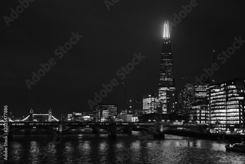 night view of London