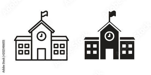 school icon collection vector illustrations, Vector pictogram