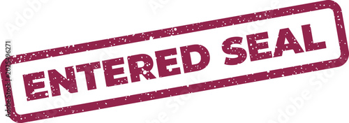 Photography An official looking textured stamp graphic featuring the words ENTERED SEAL for