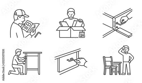 Minimalist Furniture Assembly Process for Home Improvement Guides