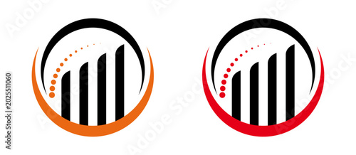Creative Analytics and Business Success Logo Vector