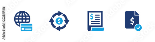 Payment processing system icon set. finance, transaction, banking, digital, security. solid style icon collection.