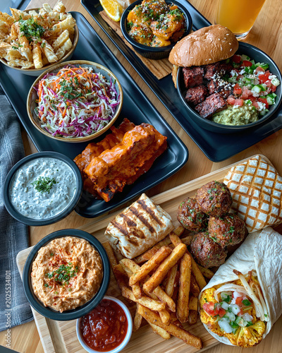 Add photos of food to this menu to each item of food