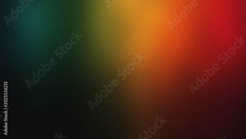 Schilderij op canvas Juneteenth celebration colors in a vibrant abstract gradient with shallow depth