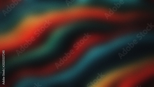 Bild auf Leinwand Vibrant abstract waves celebrating Juneteenth freedom with warm textured lightin