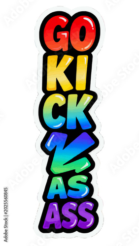 TEXT GO KICK ASS