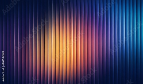 Futuristic metallic striped gradient