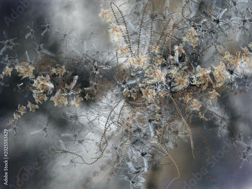 Konstfotografi Scent V – Ashen Botanical Whisper