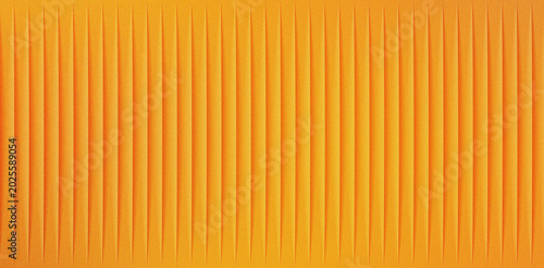 Φωτογραφία Abstract close up of vibrant textured orange vertical stripe pattern background