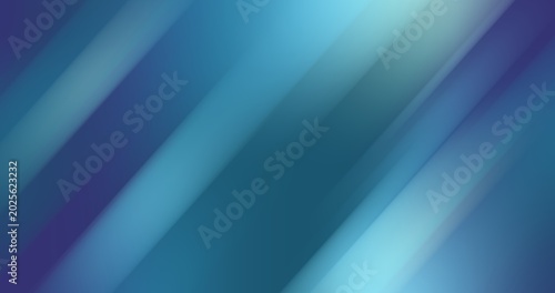 Abstract diagonal speed lines background with smooth blue and cyan gradient stripes. Dynamic motion blur design for technology and sports themes