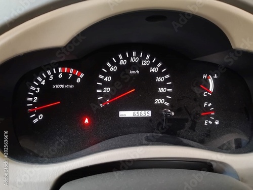 Картината върху платно car speedometer is suitable for your background