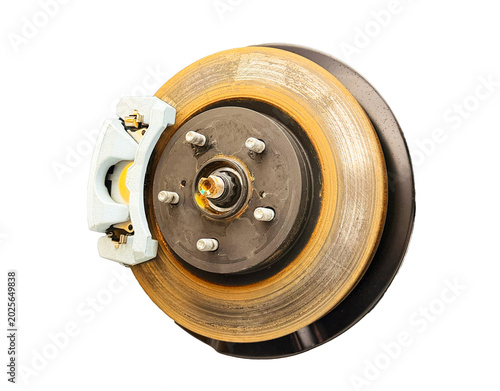 Canvastavla Car ventilated front brake disc with caliper