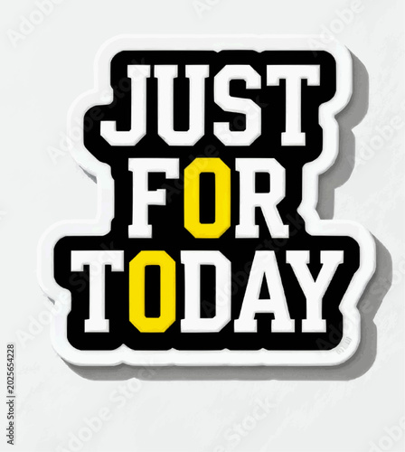 stiker hanya untuk hari ini
